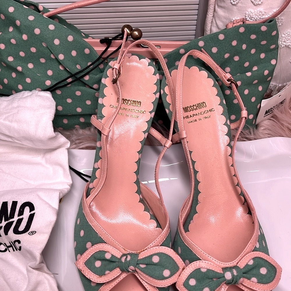 MOSCHINO VINTAGE SET Shoes & Purse